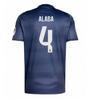 Real Madrid David Alaba #4 Udebanetrøje 2025-26 Kortærmet